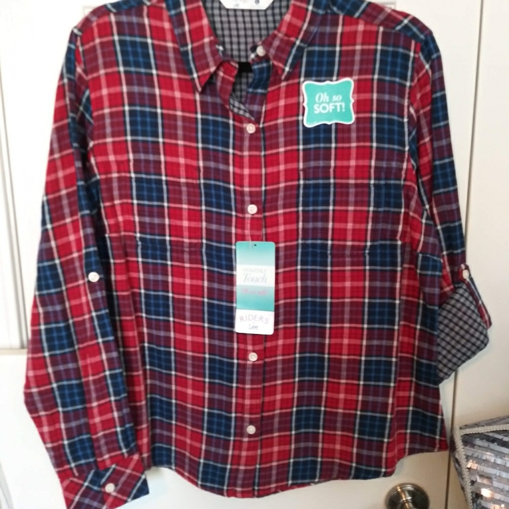 🙌BOGO🙌$10🙌RIDERS BY LEE PLAID SHIRT